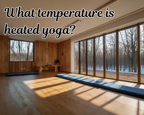 a heated yoga studio