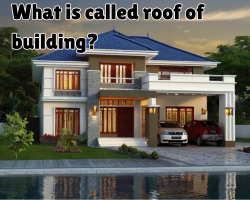 a roof built in an expensive house
