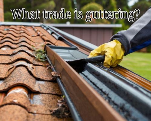 guttering maintenance on going