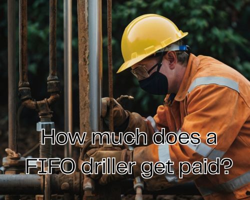 a driller working carefully while wearing his complete PPE