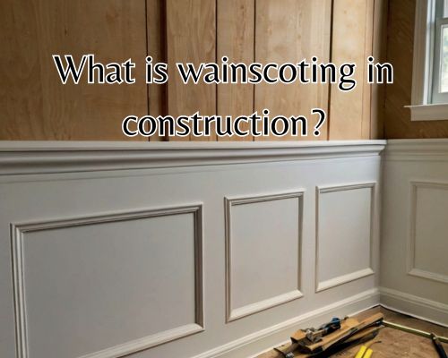 wainscoting in construction